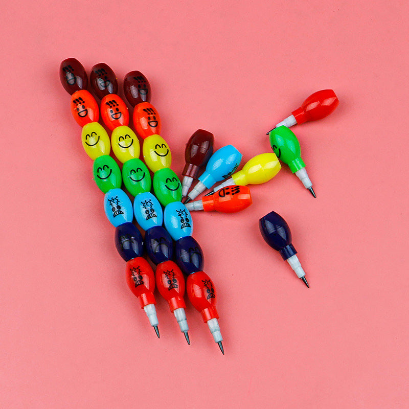 Wholesale Plastic Cute Cartoon Tomatoes on Sticks Expression Pencil